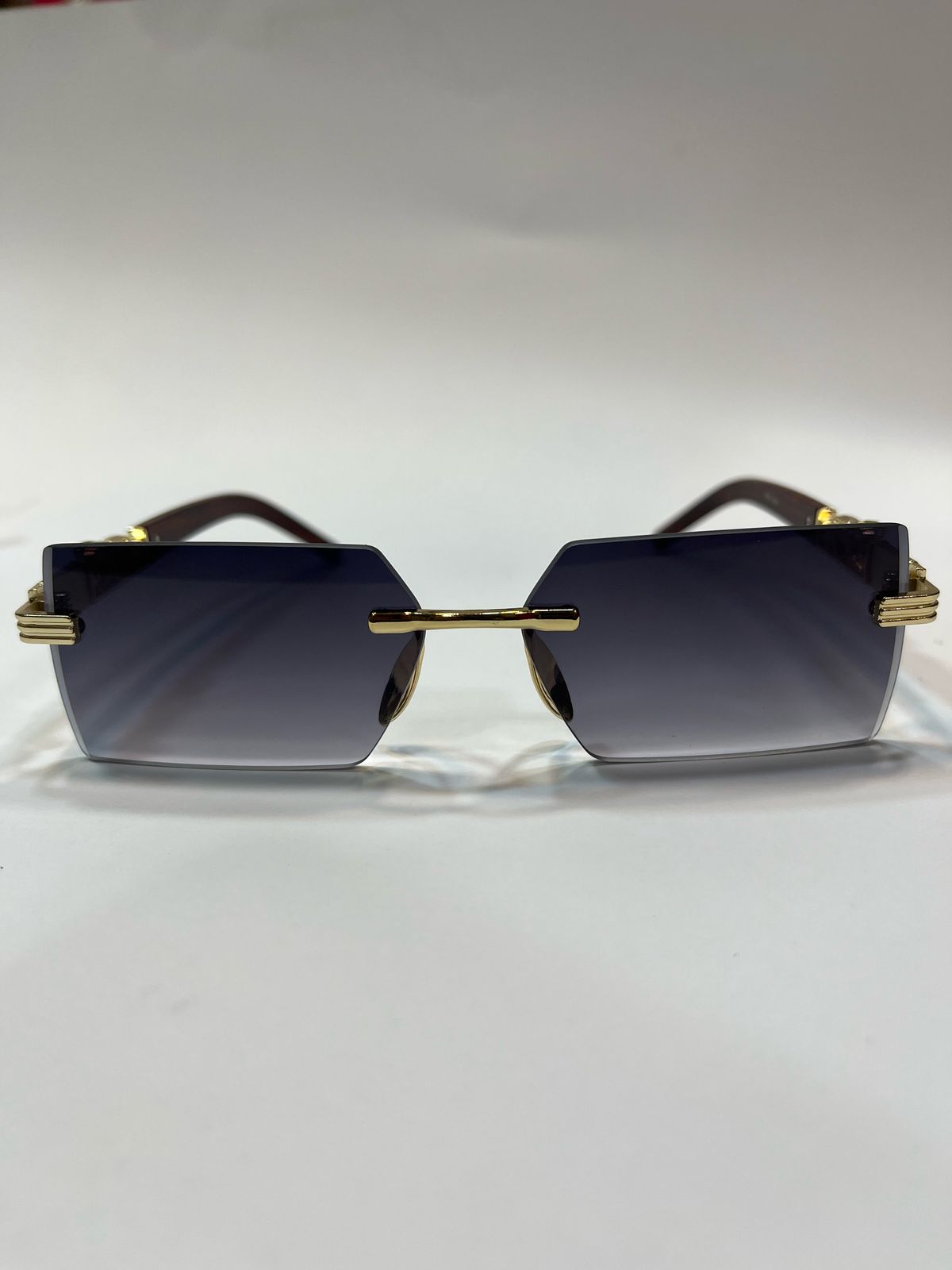 Rimless Glassess with Leopard