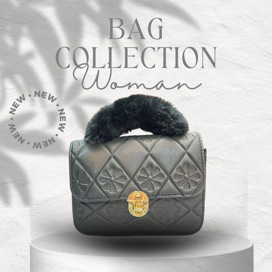 Black Color Pure leather hand bag
